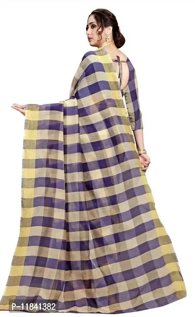 Beautiful Art Silk Saree with Blouse piece-thumb2