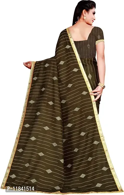 Beautiful Art Silk Saree with Blouse piece-thumb4