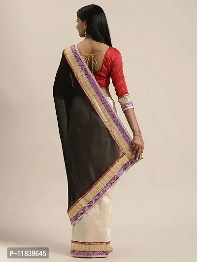 Beautiful Art Silk Saree with Blouse piece-thumb3