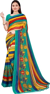 Beautiful Georgette Saree with Blouse piece-thumb2