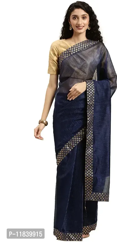 Beautiful Art Silk Saree with Blouse piece