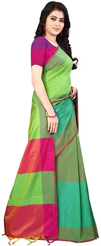 Beautiful Art Silk Saree with Blouse piece-thumb3