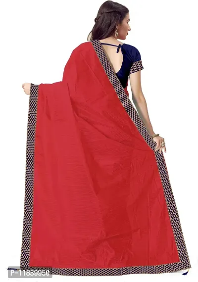 Beautiful Art Silk Saree with Blouse piece-thumb2