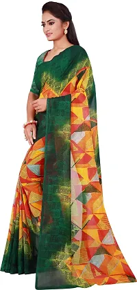 Beautiful Georgette Saree with Blouse Piece-thumb1