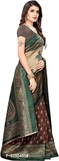 Beautiful Art Silk Saree with Blouse piece-thumb3