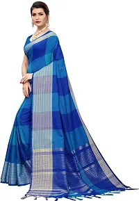 Beautiful Art Silk Saree with Blouse piece-thumb3