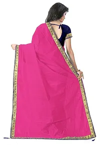 Beautiful Art Silk Saree with Blouse piece-thumb1