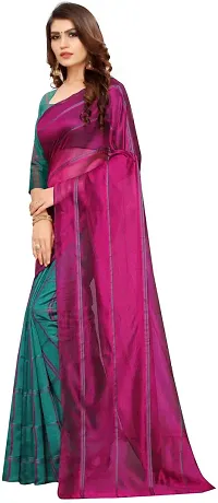 Beautiful Cotton Silk Saree with Blouse piece-thumb2