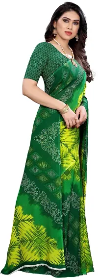 Beautiful Georgette Saree with Blouse piece-thumb2