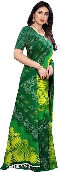 Beautiful Georgette Saree with Blouse piece-thumb3