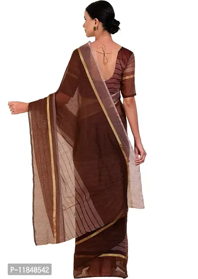 Beautiful Cotton Silk Saree with Blouse piece-thumb2