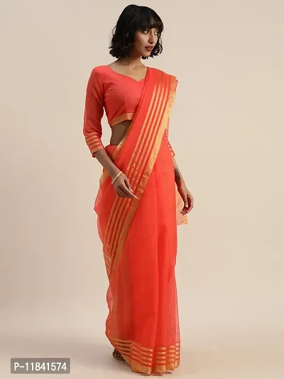 Beautiful Art Silk Saree with Blouse piece-thumb4