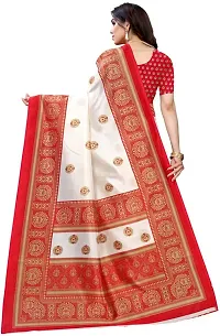 Beautiful Art Silk Saree with Blouse piece-thumb3