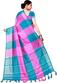 Beautiful Cotton Silk Saree with Blouse piece-thumb3