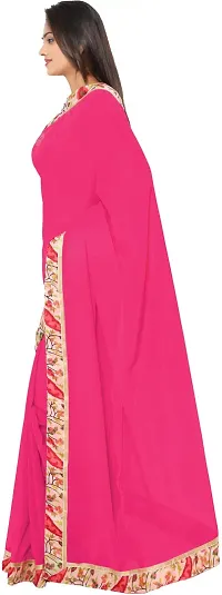 Beautiful Georgette Saree with Blouse piece-thumb2