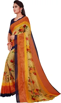 Beautiful Georgette Saree with Blouse piece-thumb1