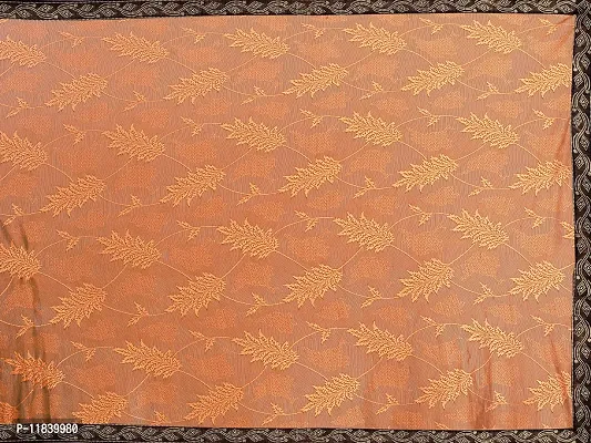 Beautiful Cotton Blend Saree with Blouse piece-thumb4