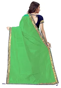 Beautiful Art Silk Saree with Blouse piece-thumb1