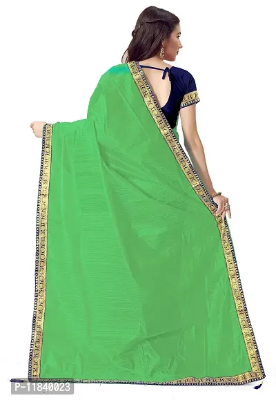 Beautiful Art Silk Saree with Blouse piece-thumb2