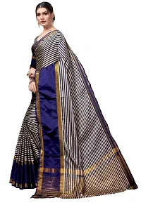 Beautiful Cotton Silk Saree with Blouse piece-thumb2