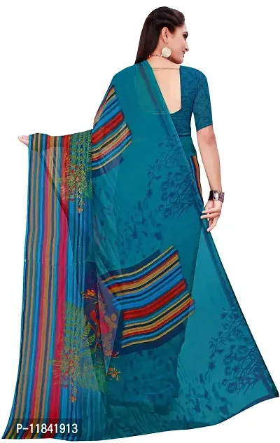 Beautiful Georgette Saree With Blouse Piece Pack Of 2-thumb4