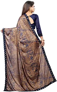 Beautiful Cotton Blend Saree with Blouse piece-thumb1