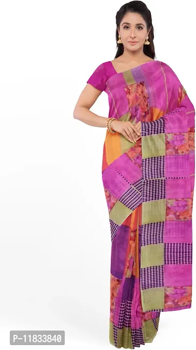 Beautiful Georgette Saree with Blouse Piece-thumb0