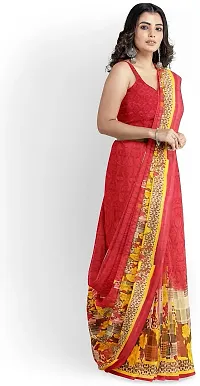 Beautiful Georgette Saree with Blouse piece-thumb3