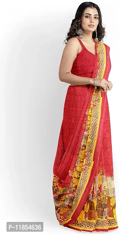 Beautiful Georgette Saree with Blouse piece-thumb4