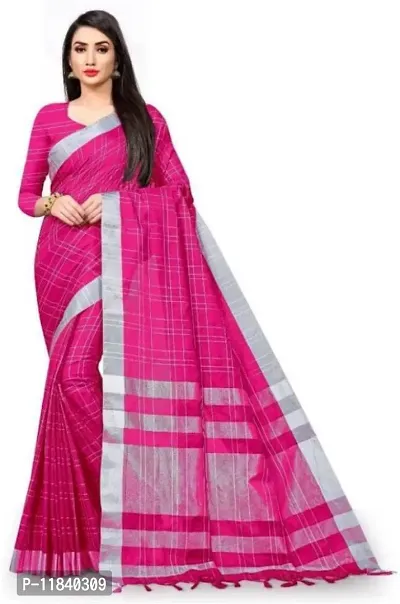 Beautiful Cotton Silk Saree with Blouse piece