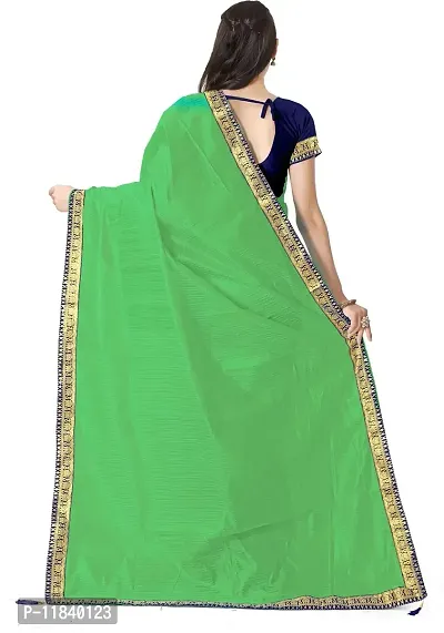 Beautiful Art Silk Saree with Blouse piece-thumb2