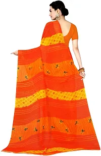 Beautiful Georgette Saree with Blouse Piece-thumb1