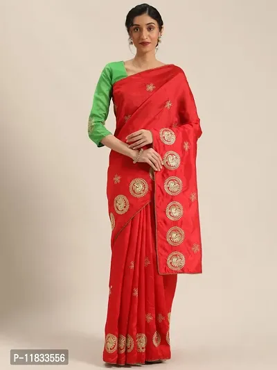 Beautiful Georgette Saree with Blouse Piece-thumb0