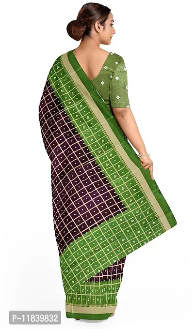 Beautiful Art Silk Saree with Blouse piece-thumb2