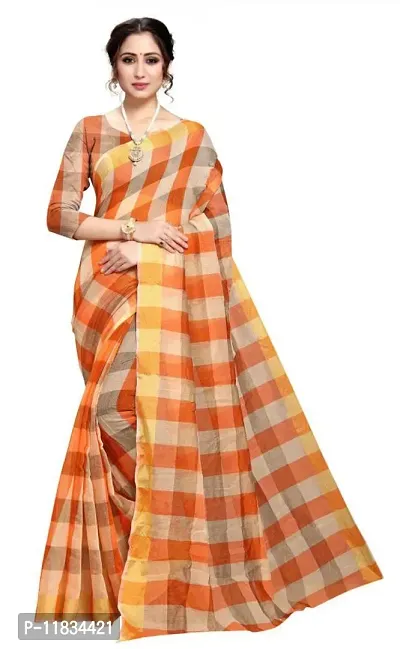 Beautiful Silk Blend Saree with Blouse Piece