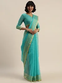 Beautiful Art Silk Saree with Blouse piece-thumb3