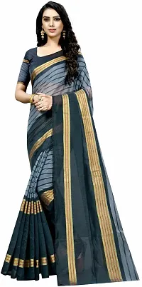 Beautiful Art Silk Saree With Blouse Piece Pack Of 2-thumb2