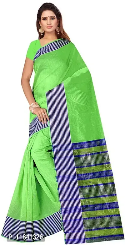 Beautiful Art Silk Saree with Blouse piece-thumb0