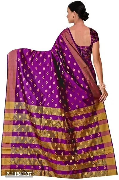 Beautiful Art Silk Saree with Blouse piece-thumb4