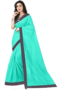 Beautiful Art Silk Saree With Blouse Piece Pack Of 3-thumb1