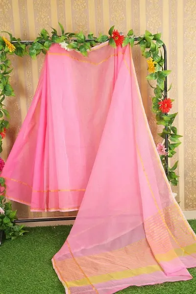 Beautiful Art Silk Saree with Blouse piece