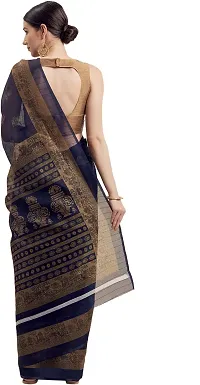 Beautiful Art Silk Saree with Blouse piece-thumb1