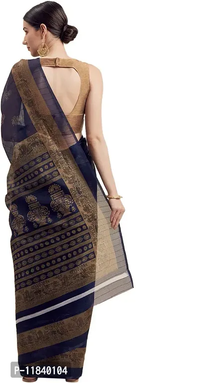 Beautiful Art Silk Saree with Blouse piece-thumb2