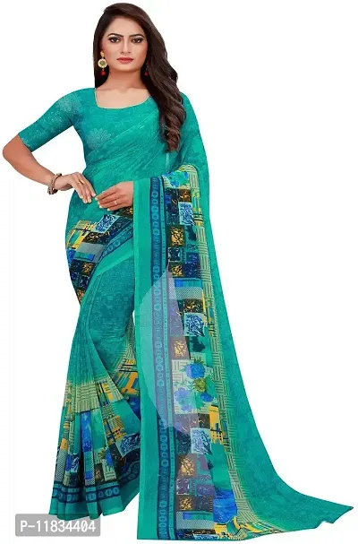 Beautiful Georgette Saree with Blouse Piece Pack Of 2-thumb2