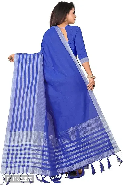 Beautiful Art Silk Saree with Blouse Piece-thumb2