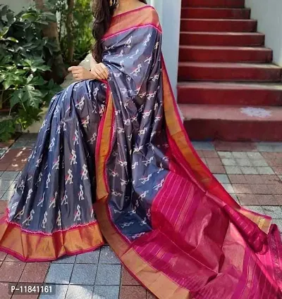 Beautiful Art Silk Saree with Blouse piece