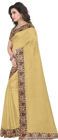 Beautiful Art Silk Saree with Blouse piece-thumb2