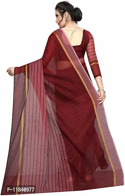 Beautiful Cotton Silk Saree With Blouse Piece Pack Of 2-thumb2