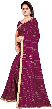 Beautiful Art Silk Saree with Blouse piece-thumb2