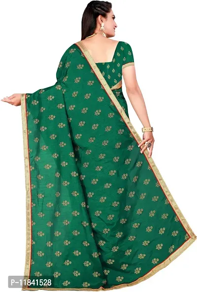 Beautiful Art Silk Saree with Blouse piece-thumb4